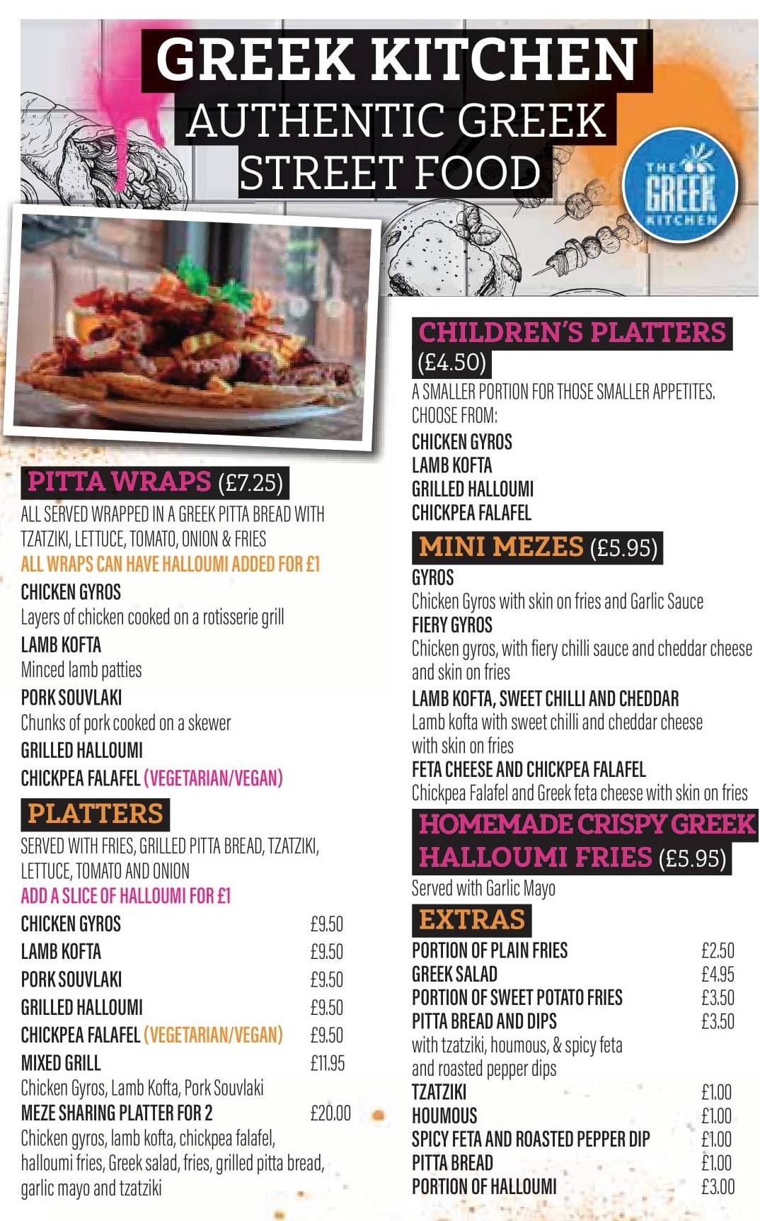 Greek Kitchen Street Food Vendors